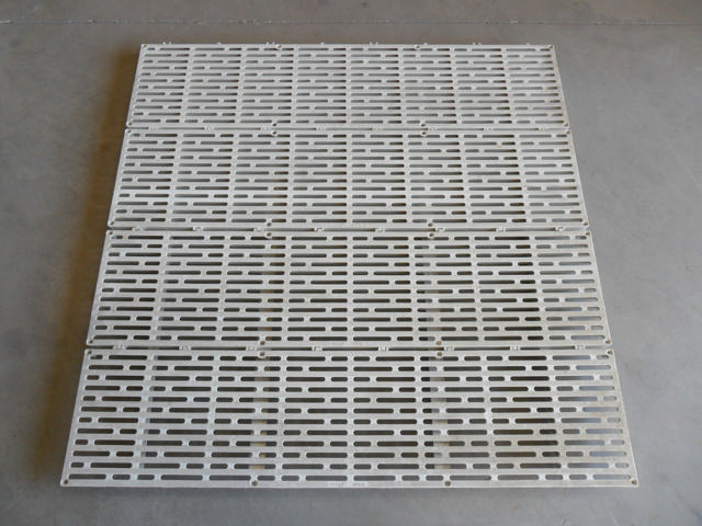 Vers-A-Dock Decking Without Cut Out Holes-Thruflow White