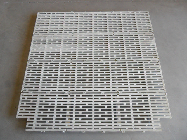Vers-A-Dock Decking With Cut Out Holes-Thruflow White