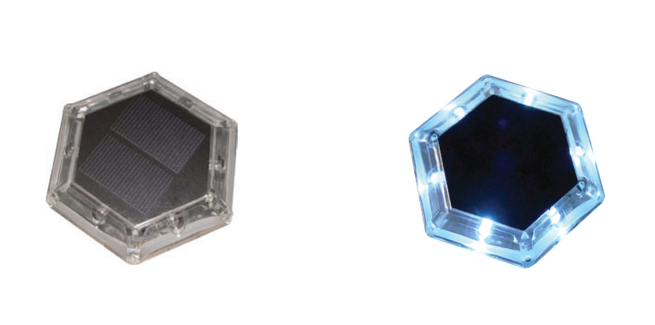Hexagon Solar Dock Lights (2)