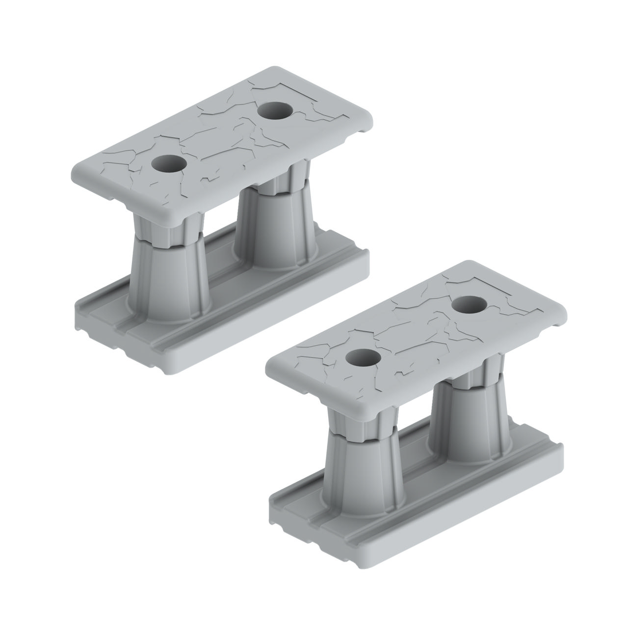SLX Port to Port Connection Kit (2) - Gray