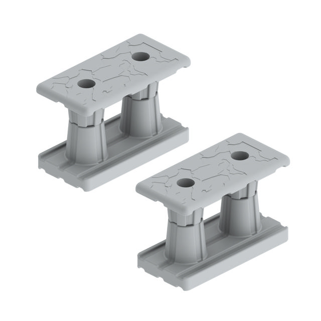 SLX Port to Port Connection Kit (2) - Gray