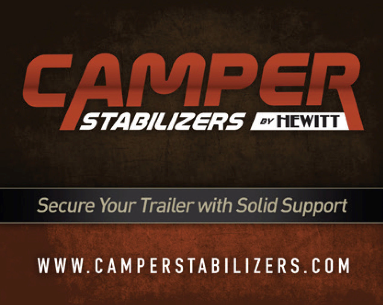 Camper Stabilizer Vinyl Banner