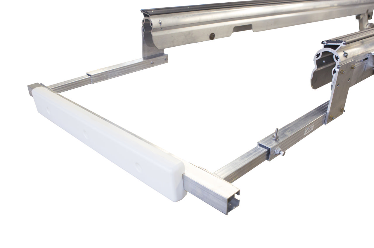 Hydraulic Single Motor Stop (Aluminum/Rubber Bunk)