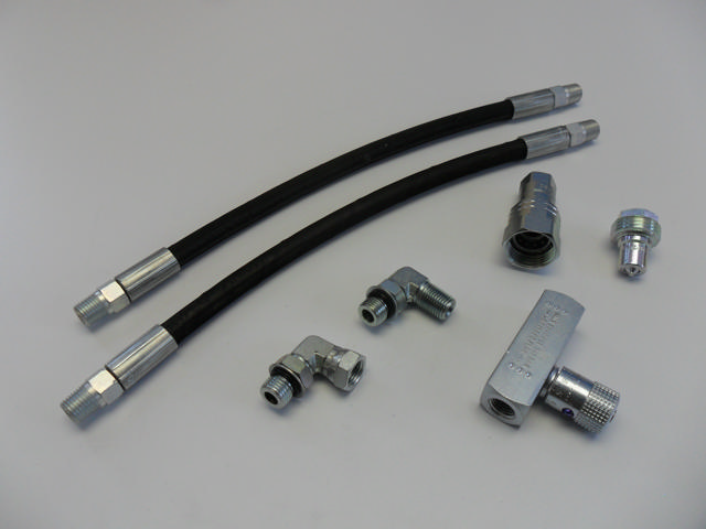 12V/24V & 220V Hydraulic Cylinder Motor Hose Kit