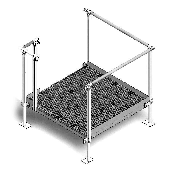 QRamp Turning Platform 4x4 90 Degree - Module #3