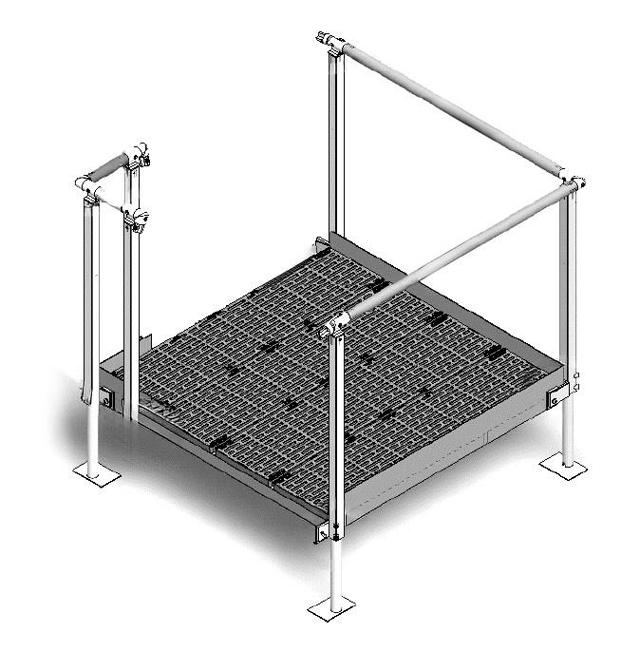 QRamp Turning Platform 4x4 90 Degree - Module #3