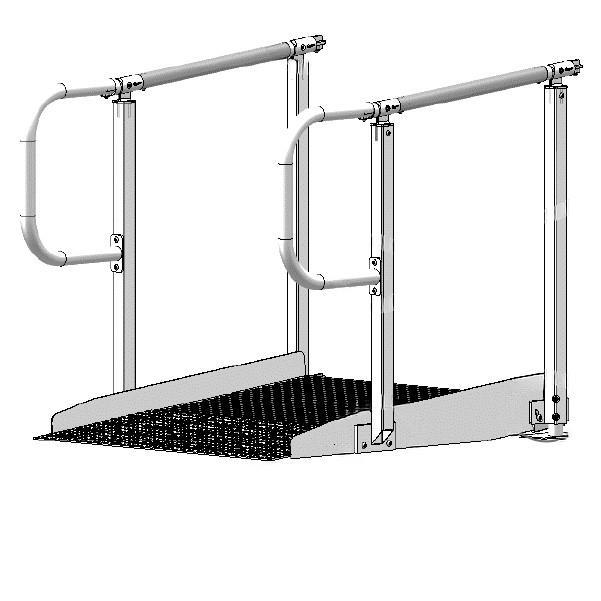 QRamp Module #4V2 - Extended Entry/Exit Section 3.5' (3.5'X3')